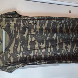 Camouflage T-Shirt Dress Ladies